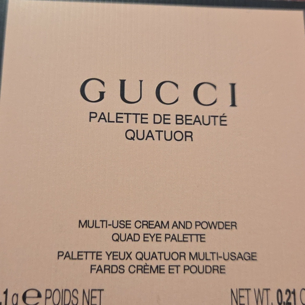 Gucci Mirror And Multi-Use Cream Quad Palette Retail $89 Nib - Picture 8 of 9